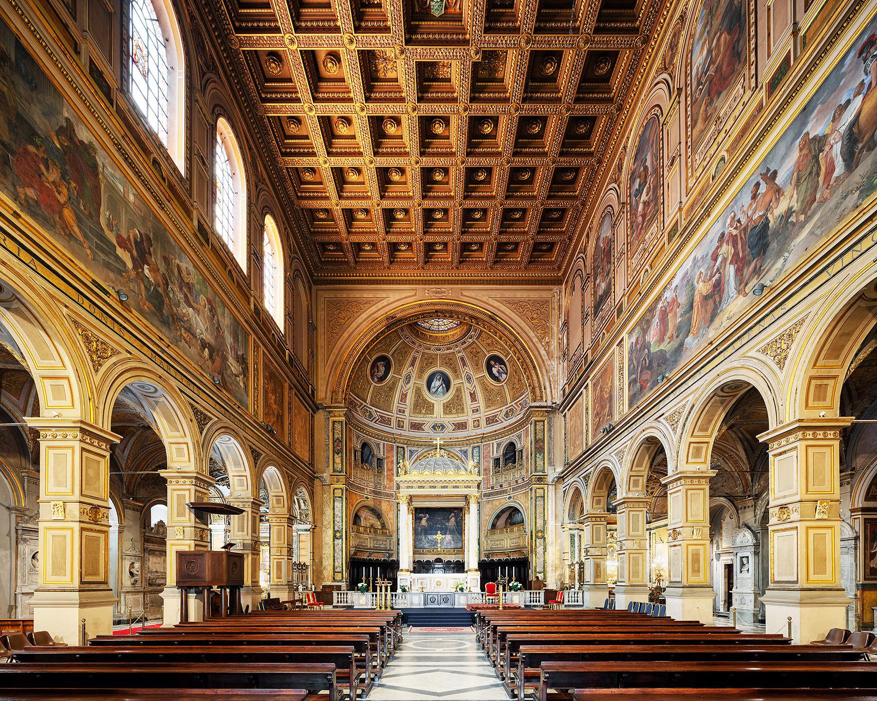Mac Oller Interior Print - San Lorenzo in Damaso, Rome, Italy (Churches of Rome)