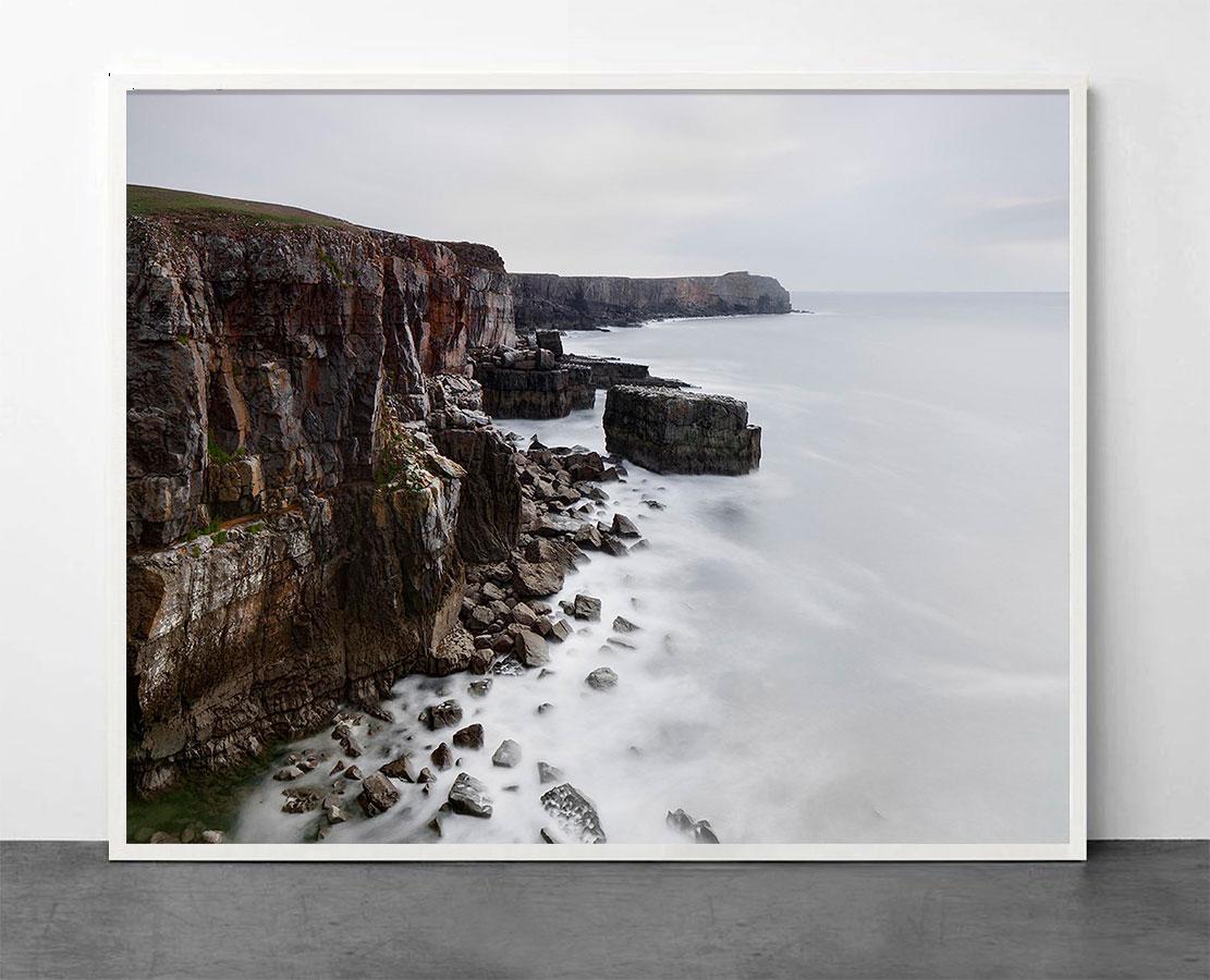 Lands and Waters 24, Wales Coast, United Kingdom - Print by Mac Oller