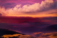 Nature Abstraction #2, Cumulus Sunset (Color Abstract Photography)