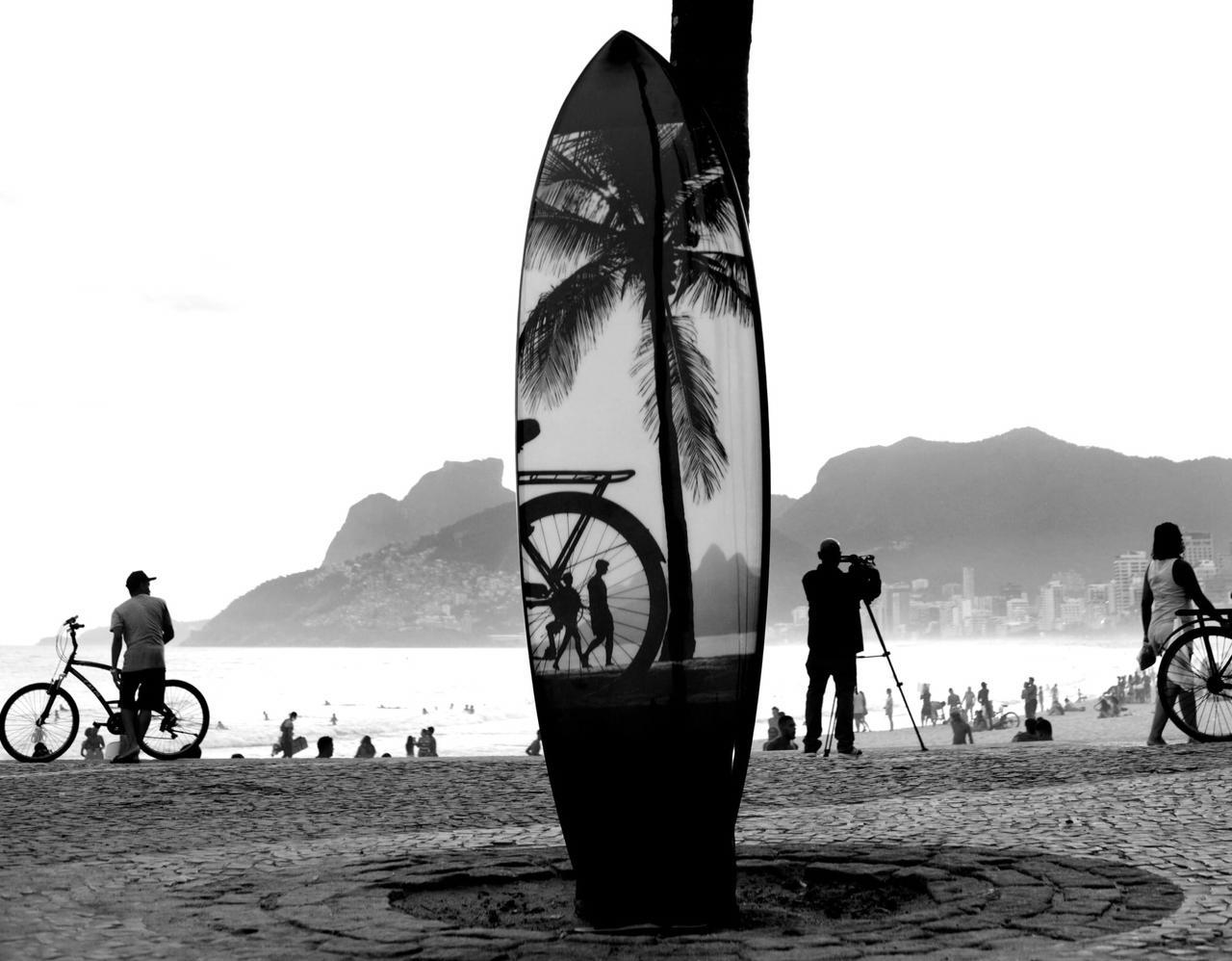 Surfboard Rio 2 - Rio de Janeiro series - Photograph by Joaquim Nabuco
