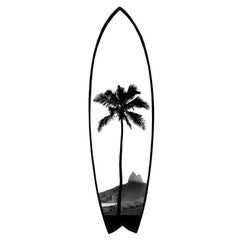 Louis Vuitton Surfboard (Large // 63L x 16W x 1H) - Acrylic Surfboard Art  - Touch of Modern