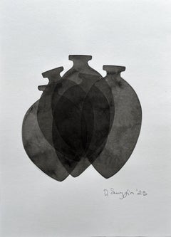 Figuratives Tintengemälde N.2 „Vessels II“ von Dmitry Samygin