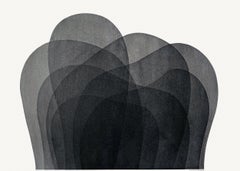 Abstrakte 2 + 3 + 4 Tinte auf Papier von Dmitry Samygin (x3 Originalwerke)