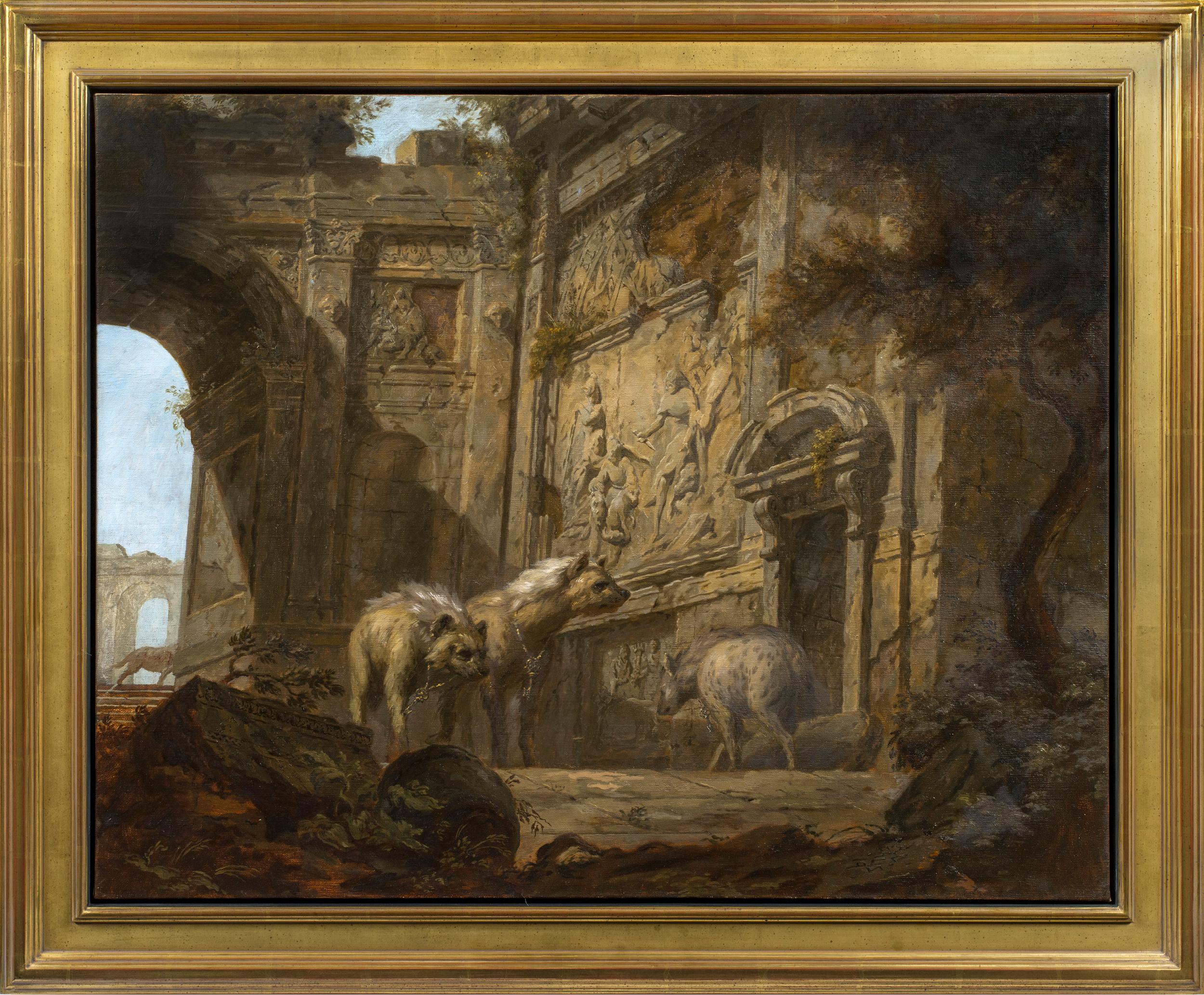 Anthony Baus Animal Painting - Time (Ruins of the Mithraic Mysteries)
