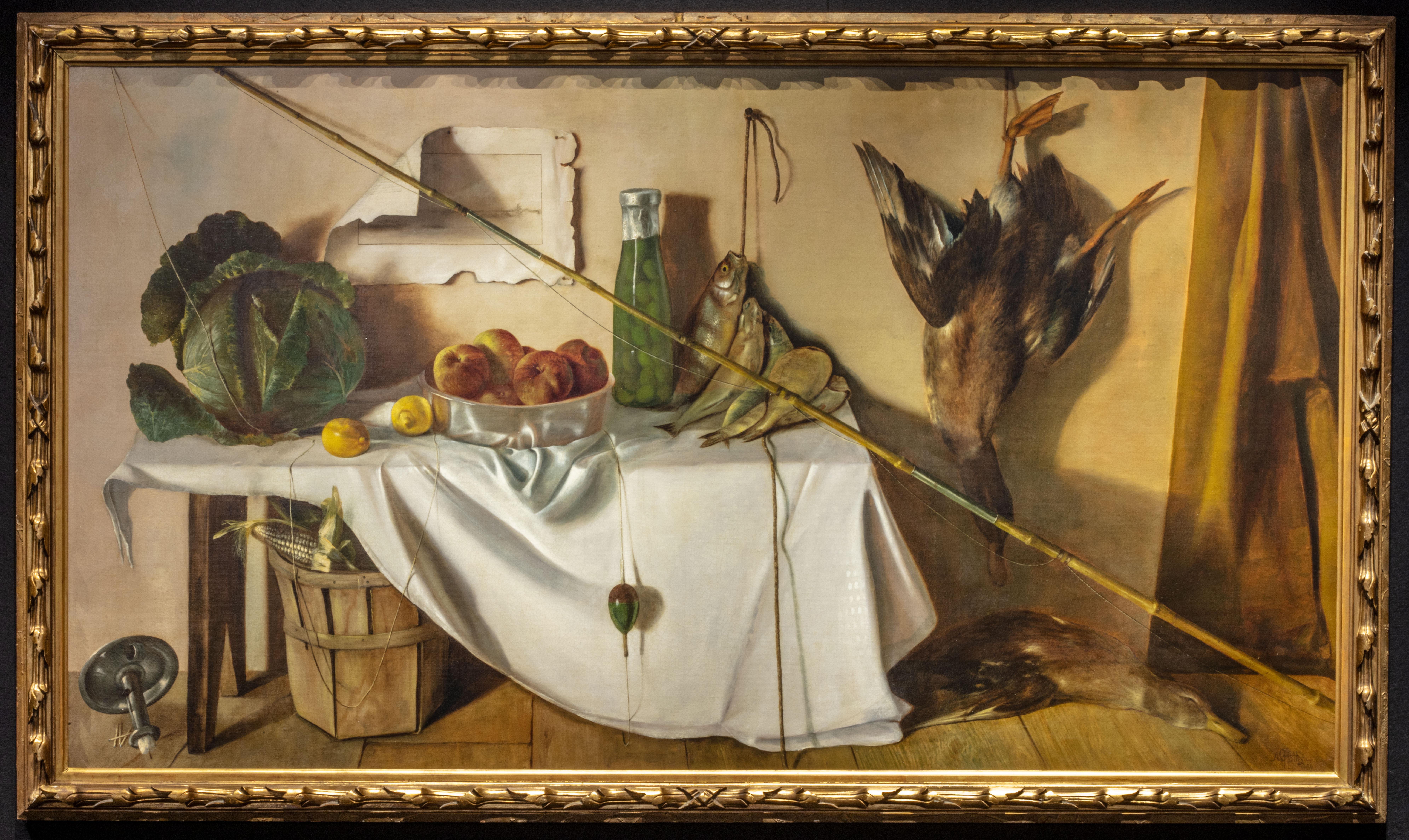 Michael Hottes Still-Life Painting - Provisions from Nature