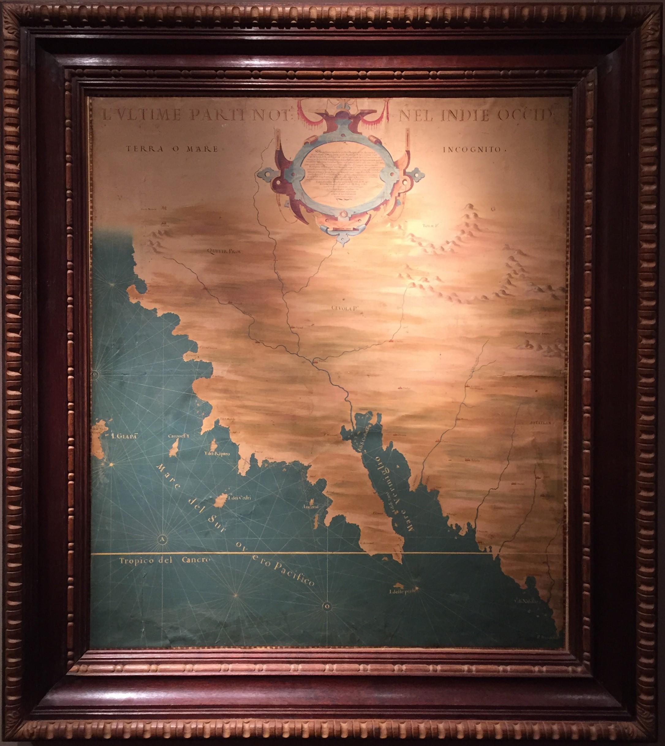 The 1564 Medici Danti Map of California