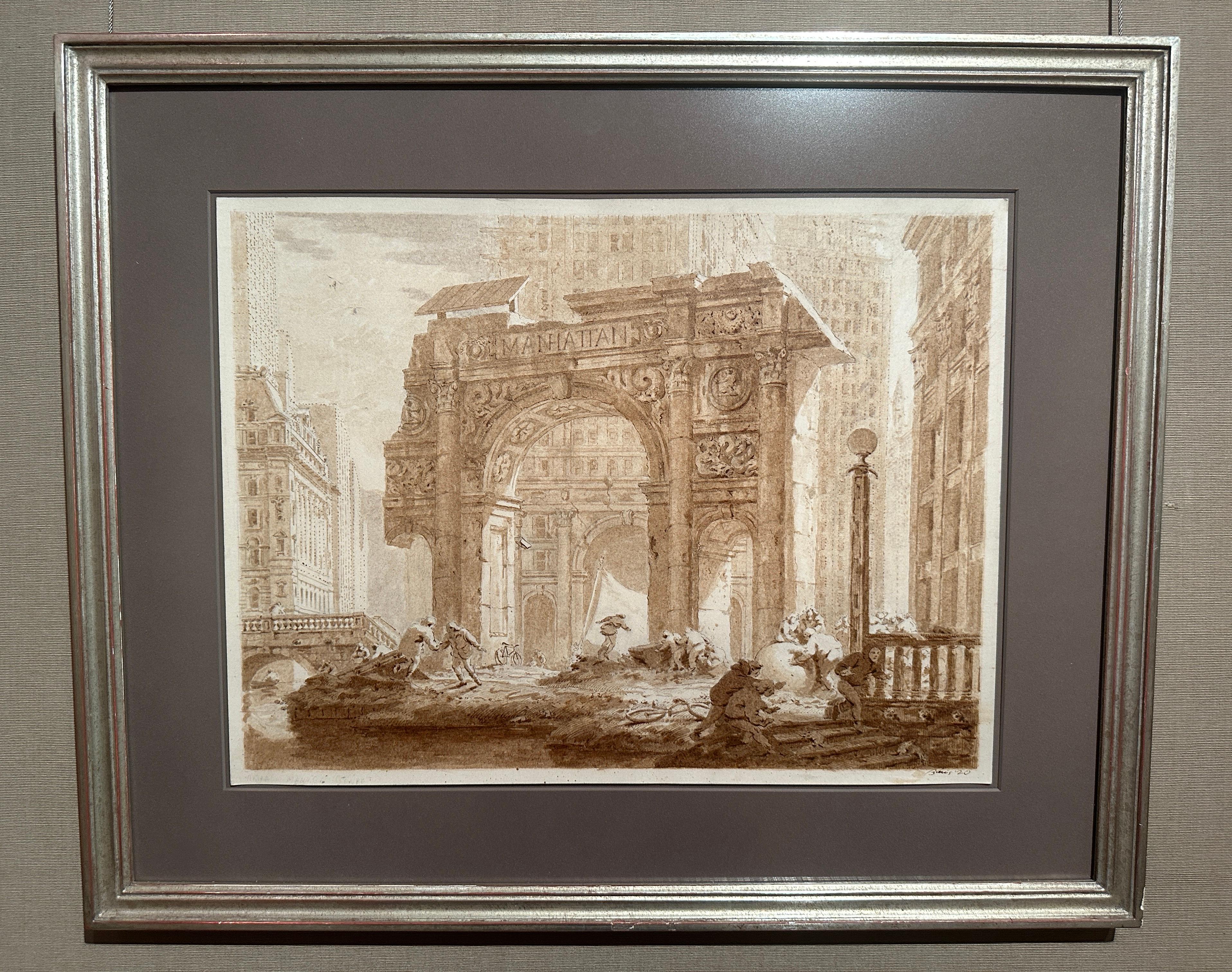 Manhattan Arch - Art by Anthony Baus