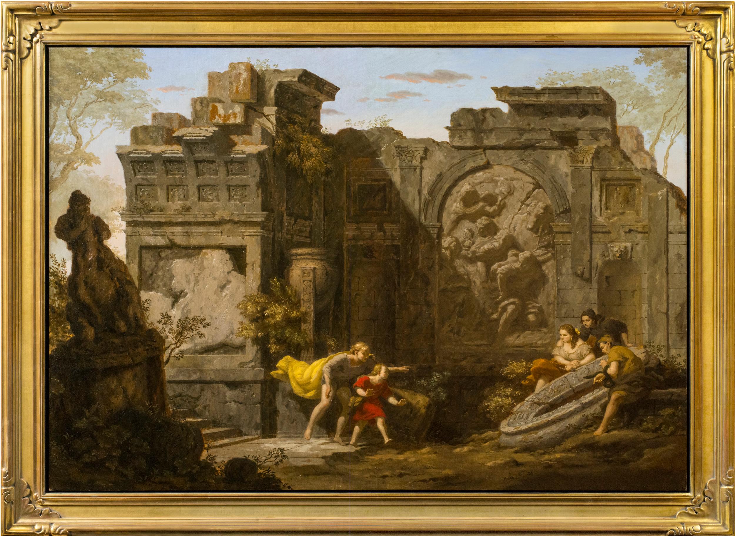 Anthony Baus  Figurative Painting - Gabriel (Youth Approaching a Well)