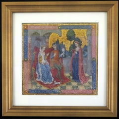 A Courtly Scene with a Maiden Reading to a Prince and Princess