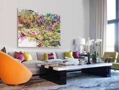 Vita Terrestre 1, Impressionistic abstracted landscape in vivid tones