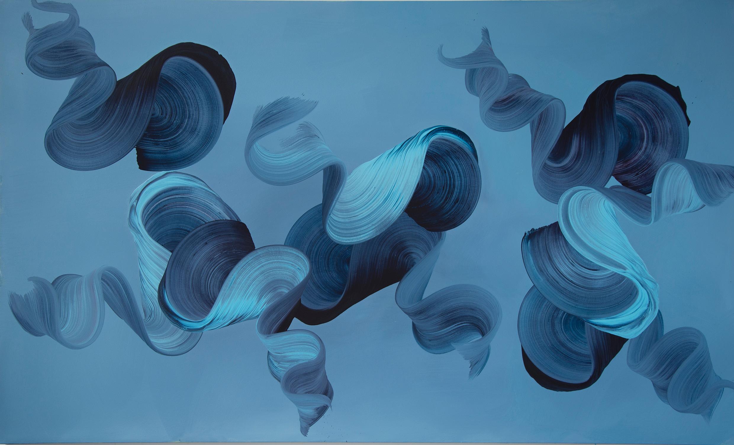 Dragica Carlin
Blue, series 4.
Oil on canvas
21st C original contemporary abstract painting by Dragica Carlin
Signed and dated on the back 2018.
Provenance: the artist
Condition: new

Dragica Carlin is a London based artist. She moved to London from