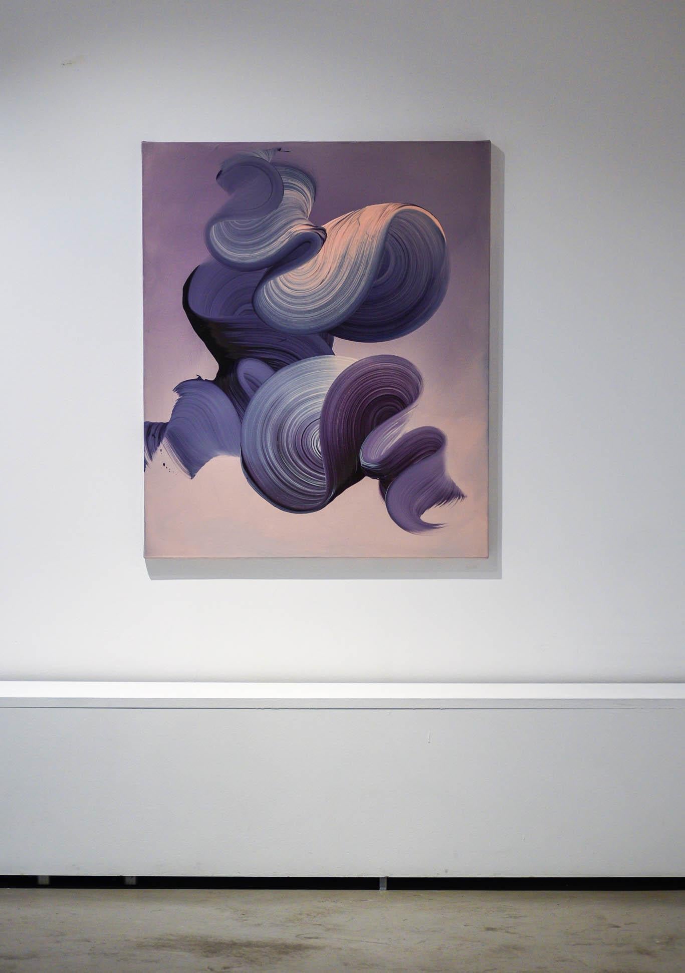 Swirls of Constant Motion. 21st C original abstract painting by Dragica Carlin For Sale 1
