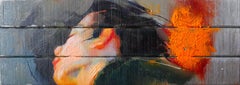 "El Viaje", Danco Duportai, Expressionism, Oil paint on Staples, Cuban Art, 2018