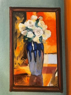 La Viajera, Cuban Art, Oil Painting, Andres Conde