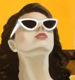 "SOCIAL Queen of Mississippi", Cuban Art, Oil on Cotton Paper, 2018