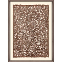 Amate Papers no. 2, handmade paper, framed