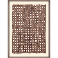 Amate Papers no. 3, handmade paper, framed