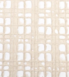 Abstract Papers, Large: White, handmade paper, acrylic box, framed