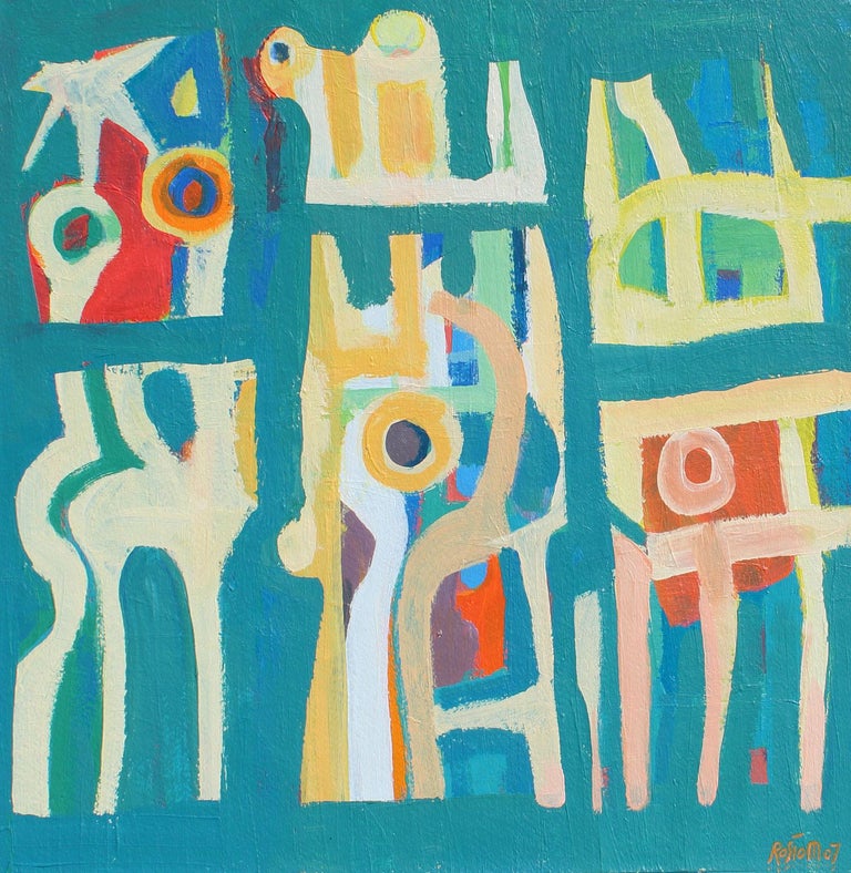 Rostom Abstract Painting - Ideas, 2007