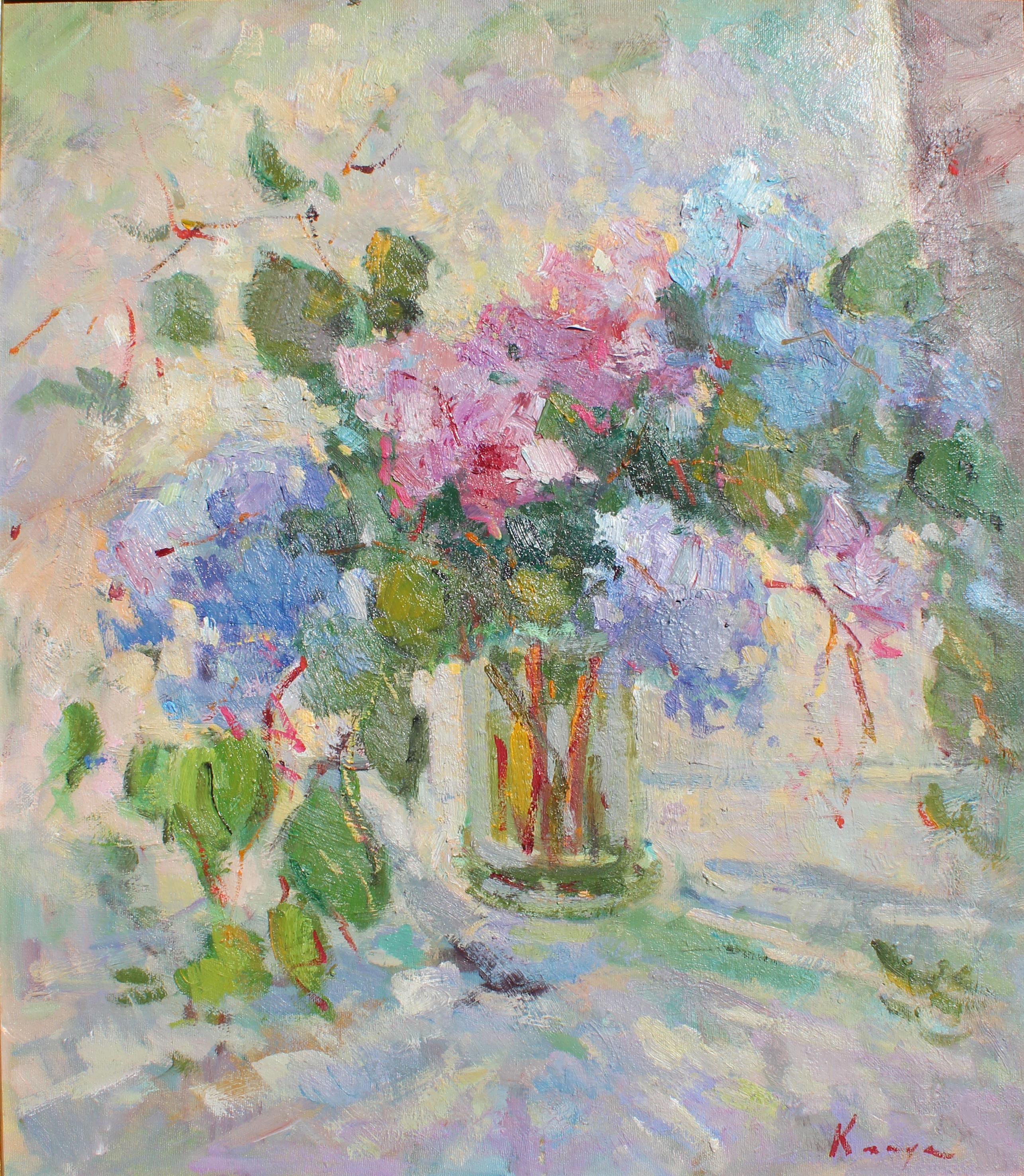 Kanya Bugreyev Landscape Painting - Still life arrangement