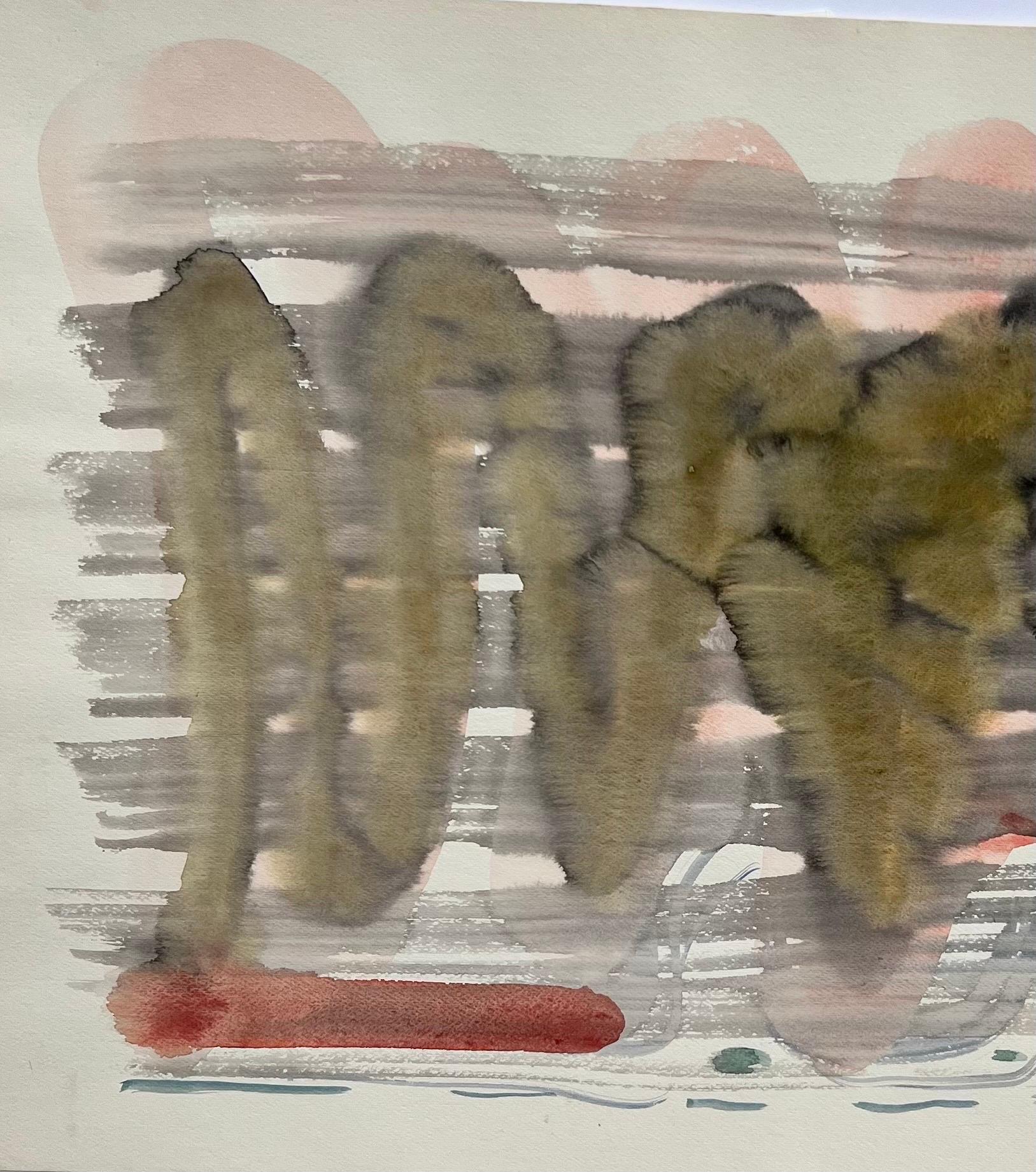 Ohne Titel, Abstrakt. (Grau), Abstract Drawing, von Arthur Pinajian