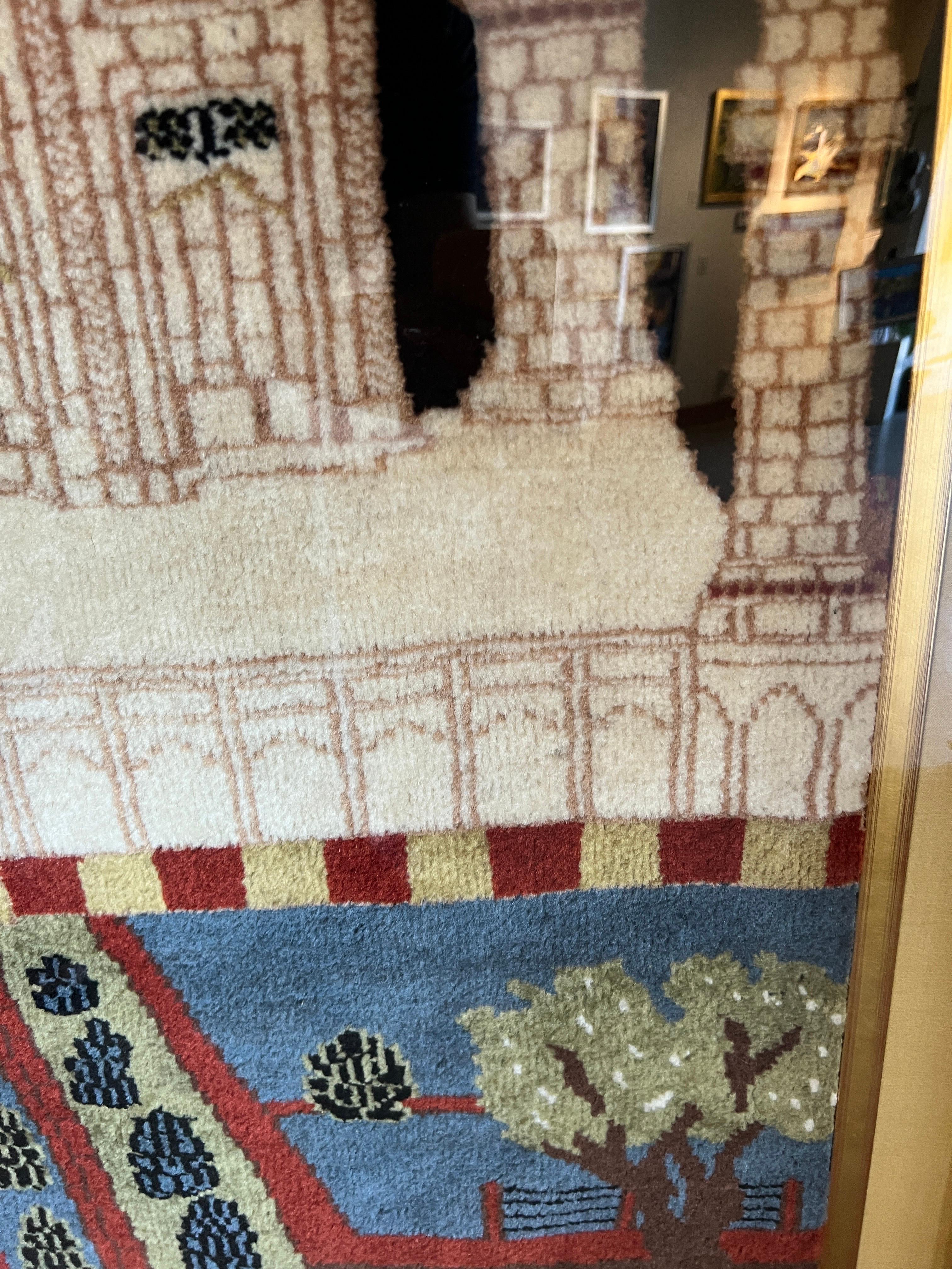 Taj Mahal, tapis fait à la main en vente 4