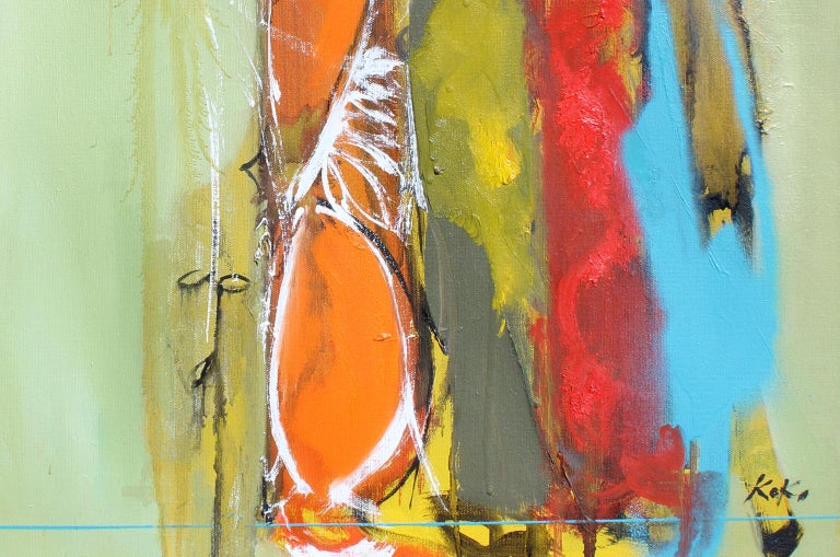 Koko Identity 20x24 In Oil On Canvas Original Modern