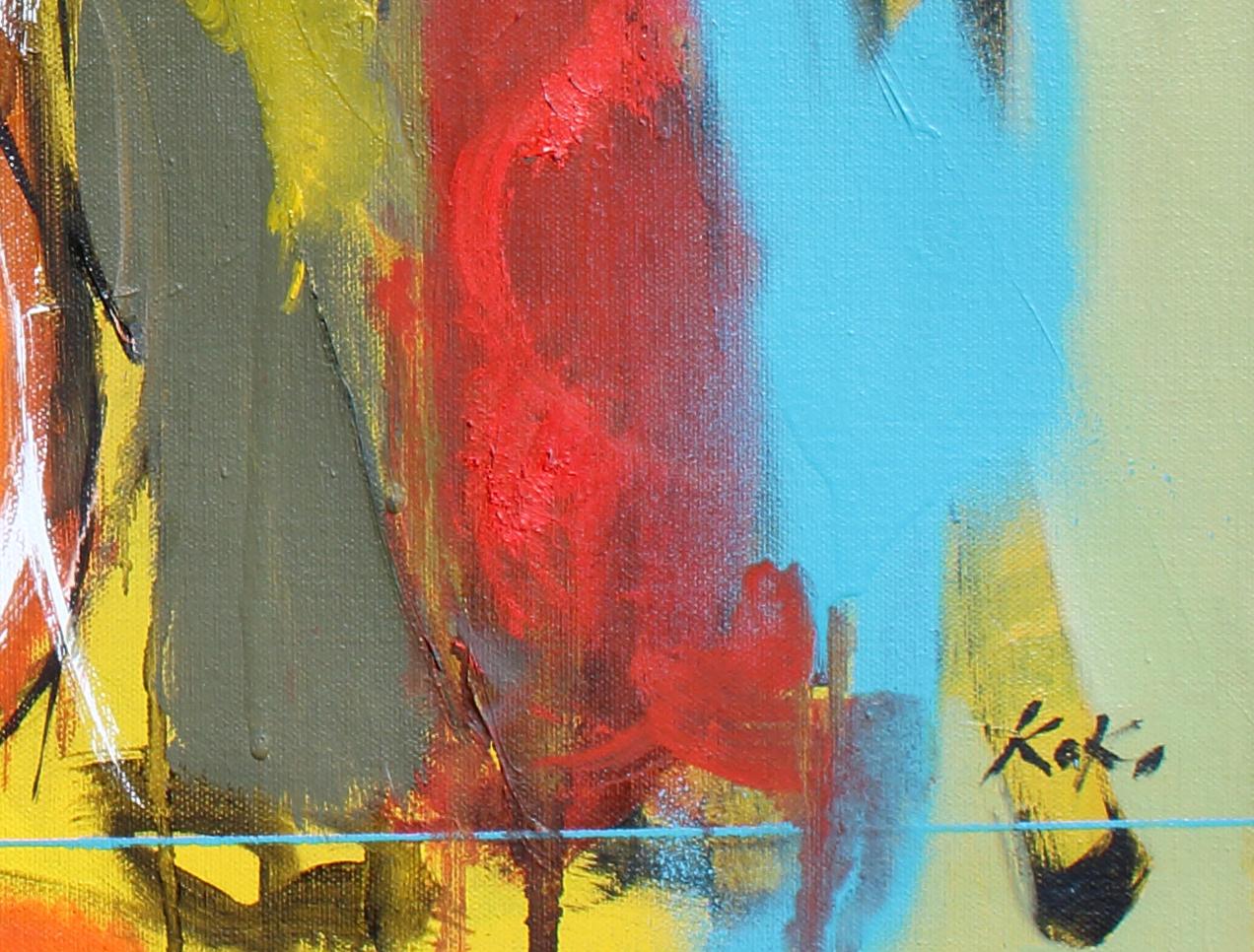 Identità, 20x24 pollici, olio su tela. Originale  espressionista astratto moderno. in vendita 1