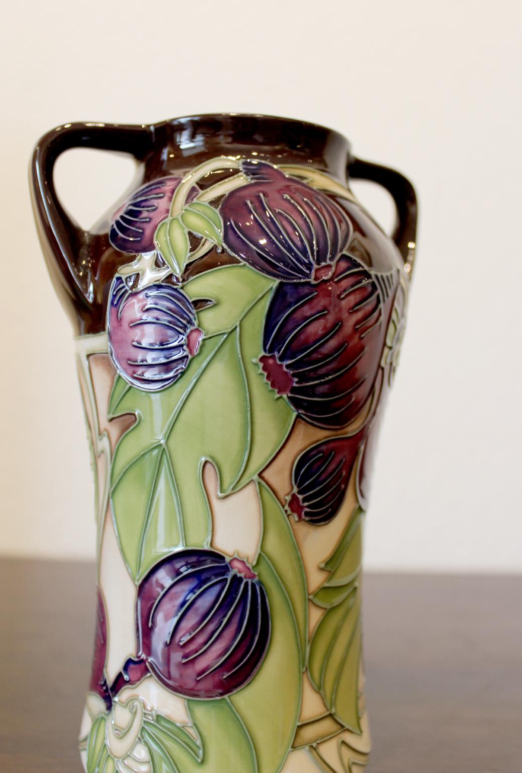 Fig Vase  - 85 New Wave Art by Moorcroft 