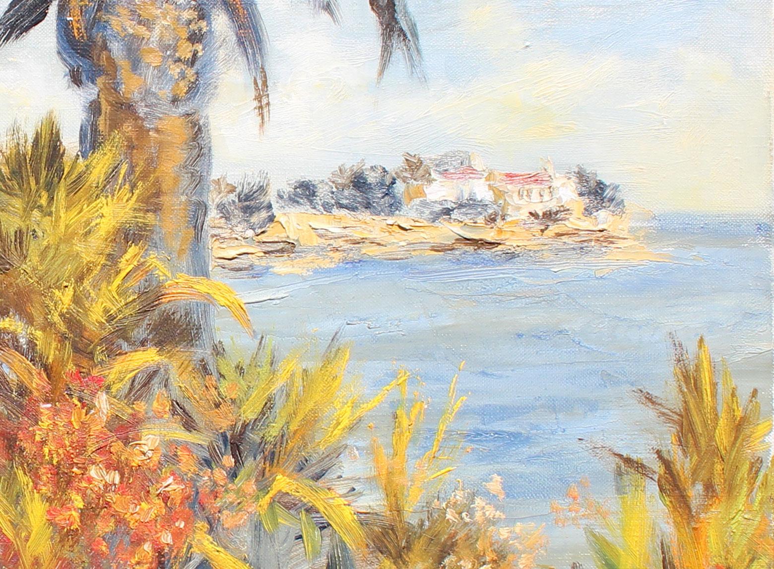 Palm Beach - Painting de Félix Tisot