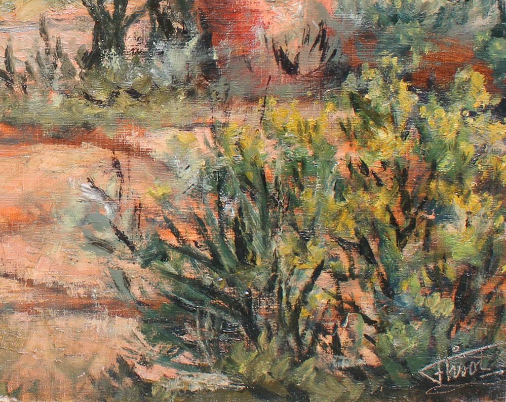 Giardino botanico - Painting Impressionismo di Félix Tisot