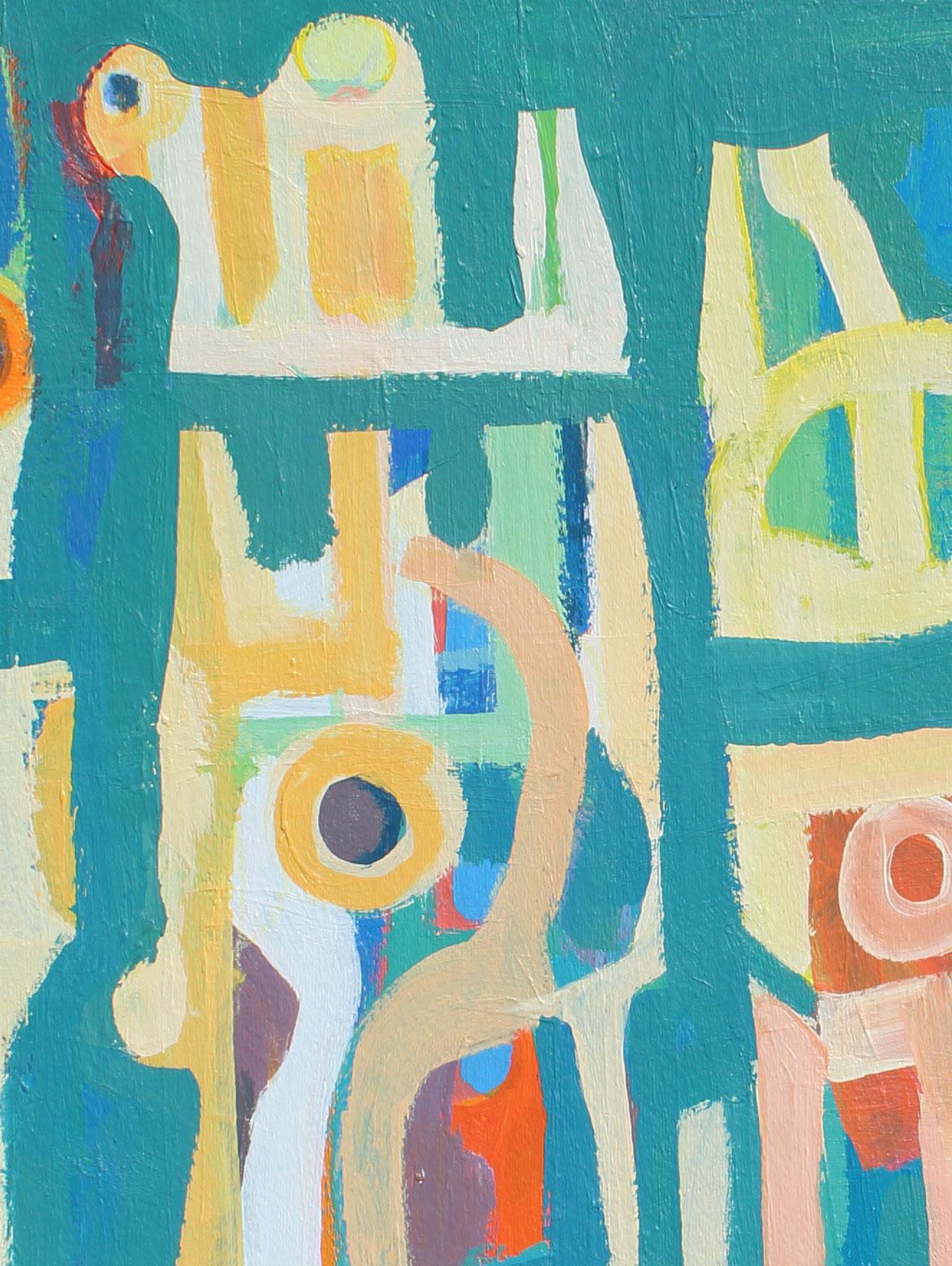 Ideen, 2007 (Blau), Abstract Painting, von Rostom