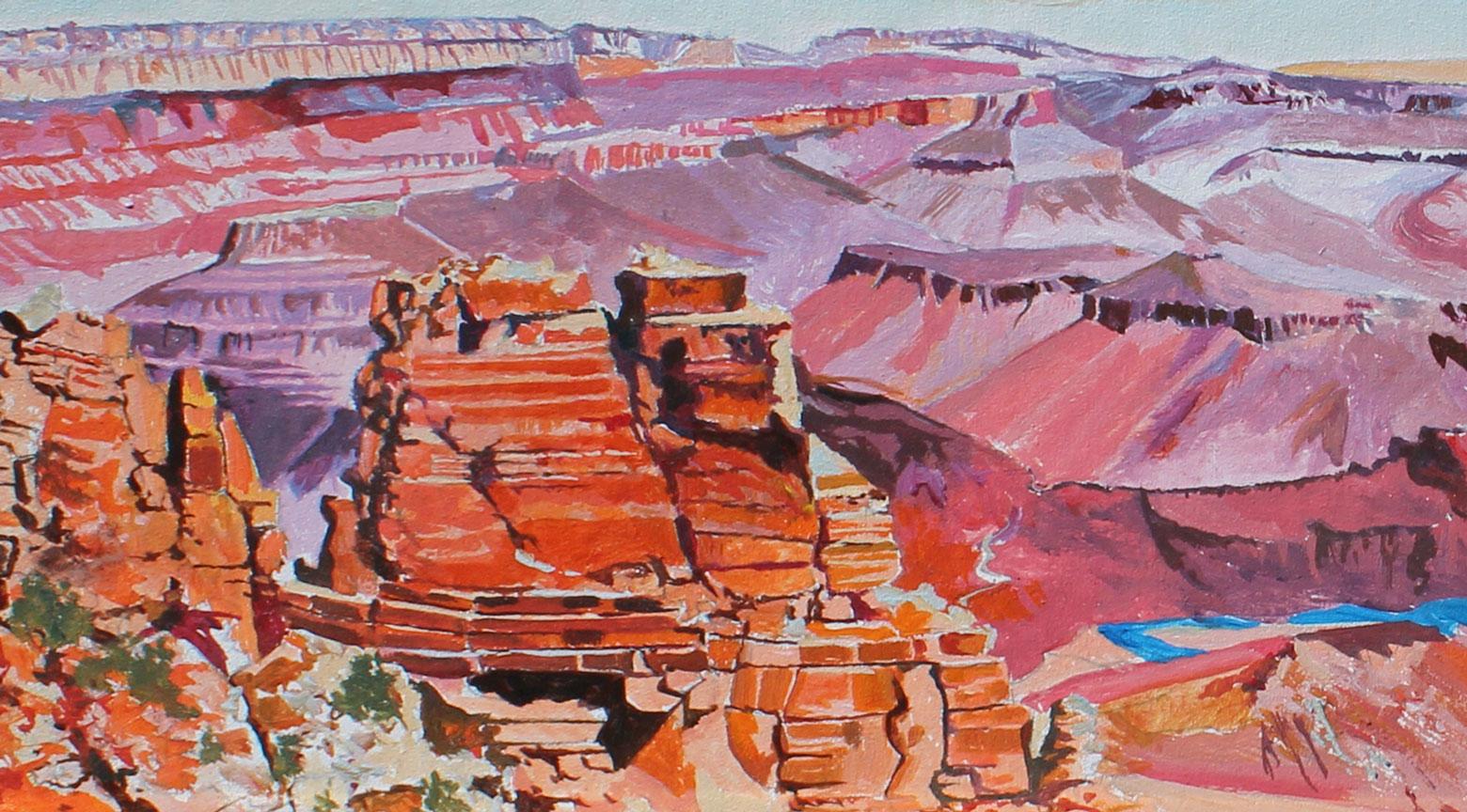 paintings of the grand canyon