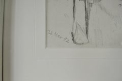 Orchard, Great Bardfield - Modern British landscape drawing by John Aldridge