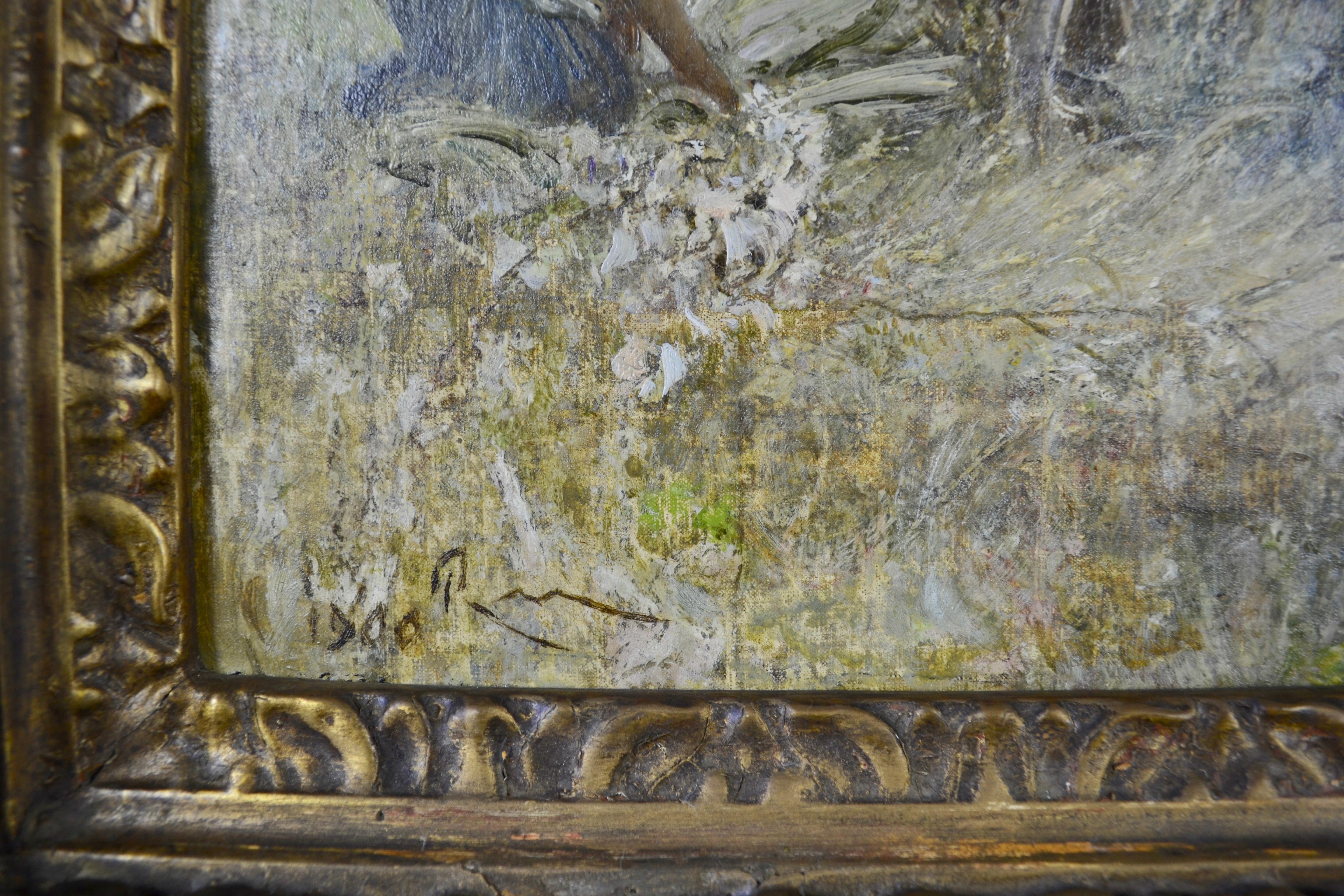 ROBERT WALKER MACBETH, RA
(1848-1910)

Fenland-Schilfschneider

Signiert mit Initialen und datiert 1900
Öl auf Leinwand

59 x 79 cm, 23 ¼ x 31 Zoll.
(Rahmengröße 82 x 102 cm., 32 ¼ x 40 Zoll.)

Provenienz:
Agnews;
Fine Art Society, London.

Macbeth