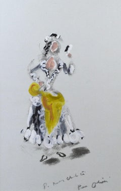 Retro Opera Costume Design for The Barber of Seville by Oliver Messel