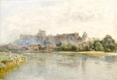 Windsor Castle – Schloss von Alfred William Hunt, Präraffaelitische Landschaftsmaler