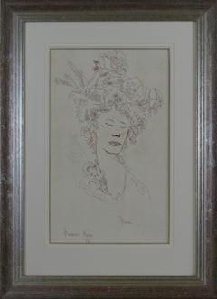 Surrealist Portrait Drawings and Watercolors