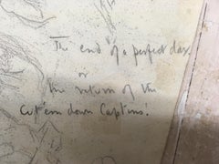 La fin d'une journée parfaite - dessin de chasse de l'artiste sportif britannique Lionel Edwards