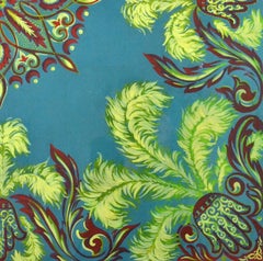 Early 20th Century French textile design for a Headscarf