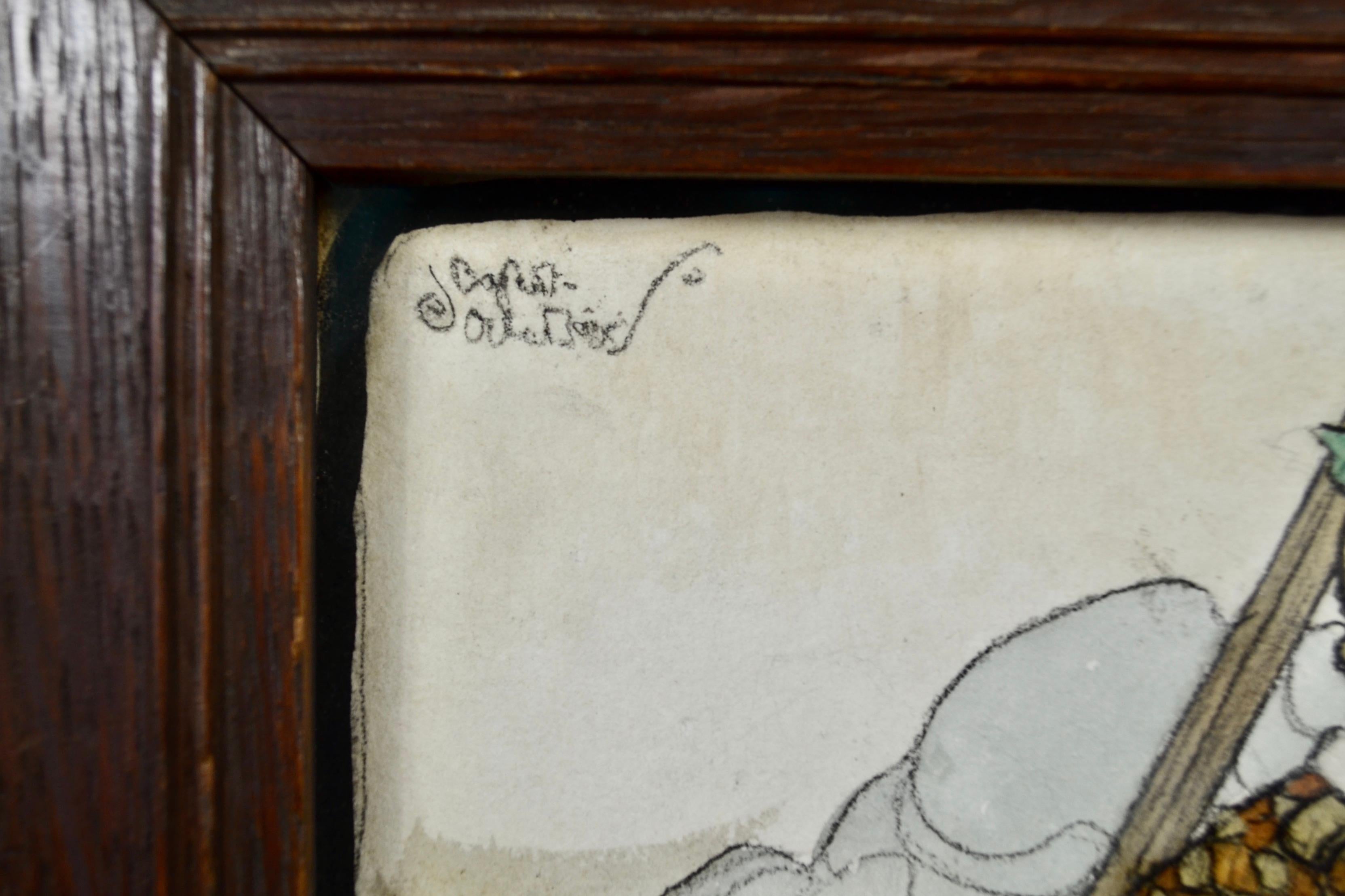Los deportistas - Ilustración británica de principios del siglo XX en venta 2