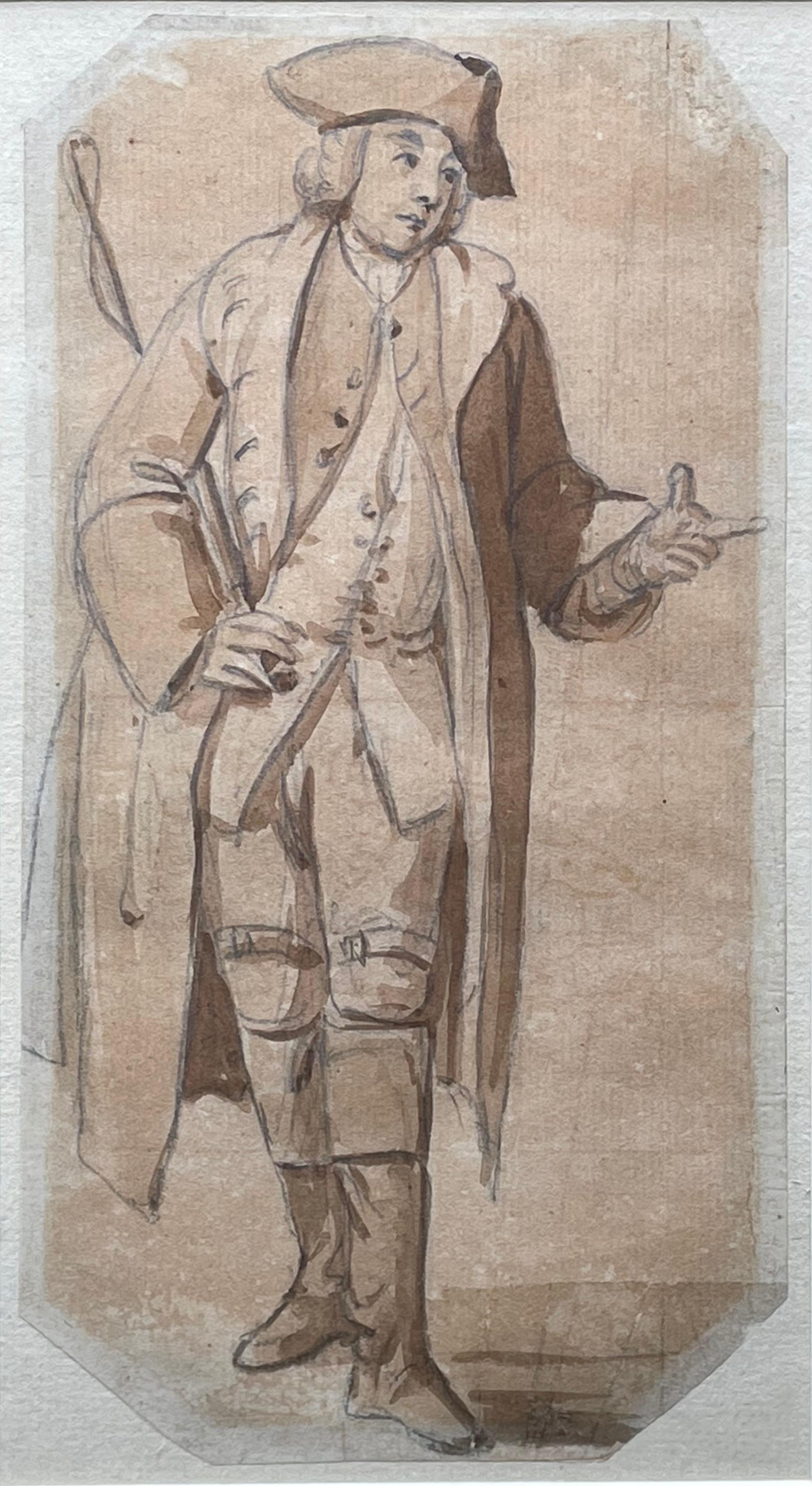 PAUL SANDBY
(1731-1809)

Studio di un cocchiere

Matita e lavaggio marrone, sagomato
Incorniciato

16,5 x 9 cm, 6 ½ x 3 ½ pollici.
(dimensioni della cornice 32 x 22,5 cm, 12 ½ x 9 pollici)

Provenienza:
Iolo Williams;
Collezione