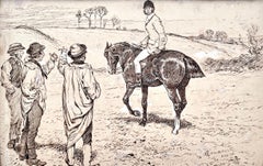 Antique 19th Century British Original Pen and Ink Sporting Illustration by A C Corbould