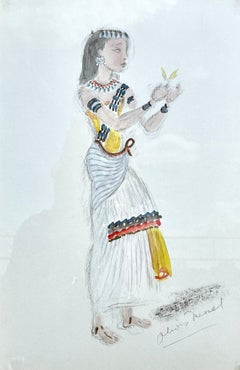 Vintage Oliver Messel - Costume Design for Caesar and Cleopatra, 1945