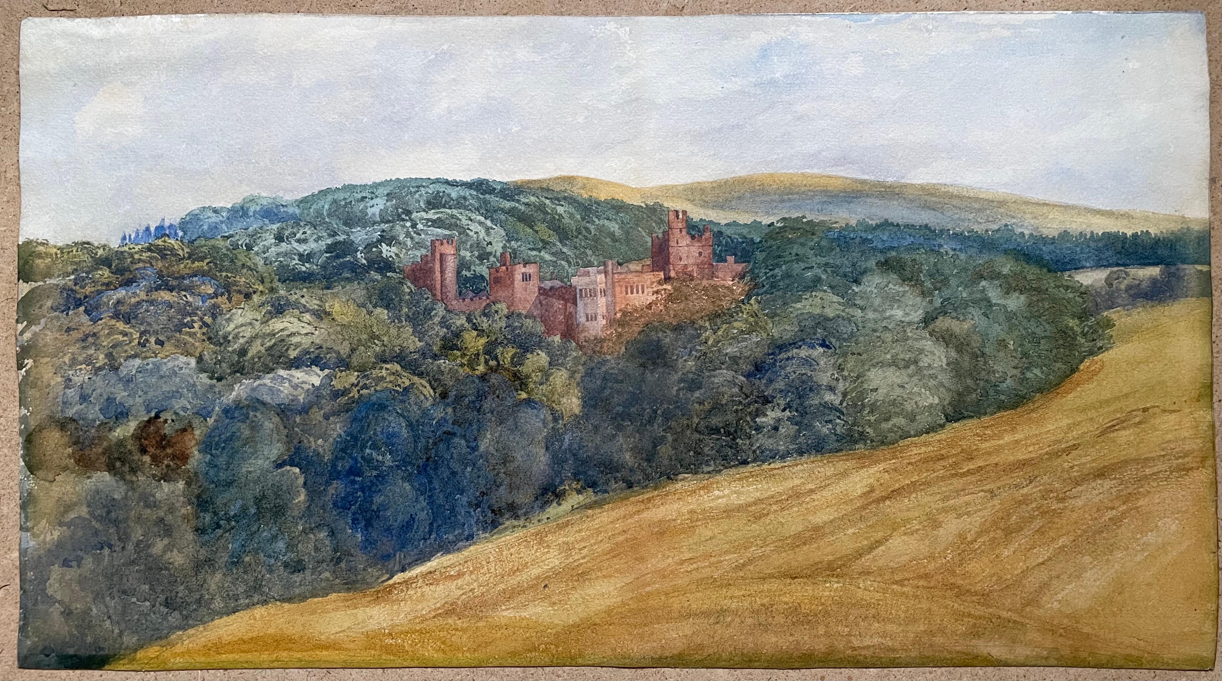 Edward Clifford - Islamabad - Pre-Raphaelite landscape watercolour by ...