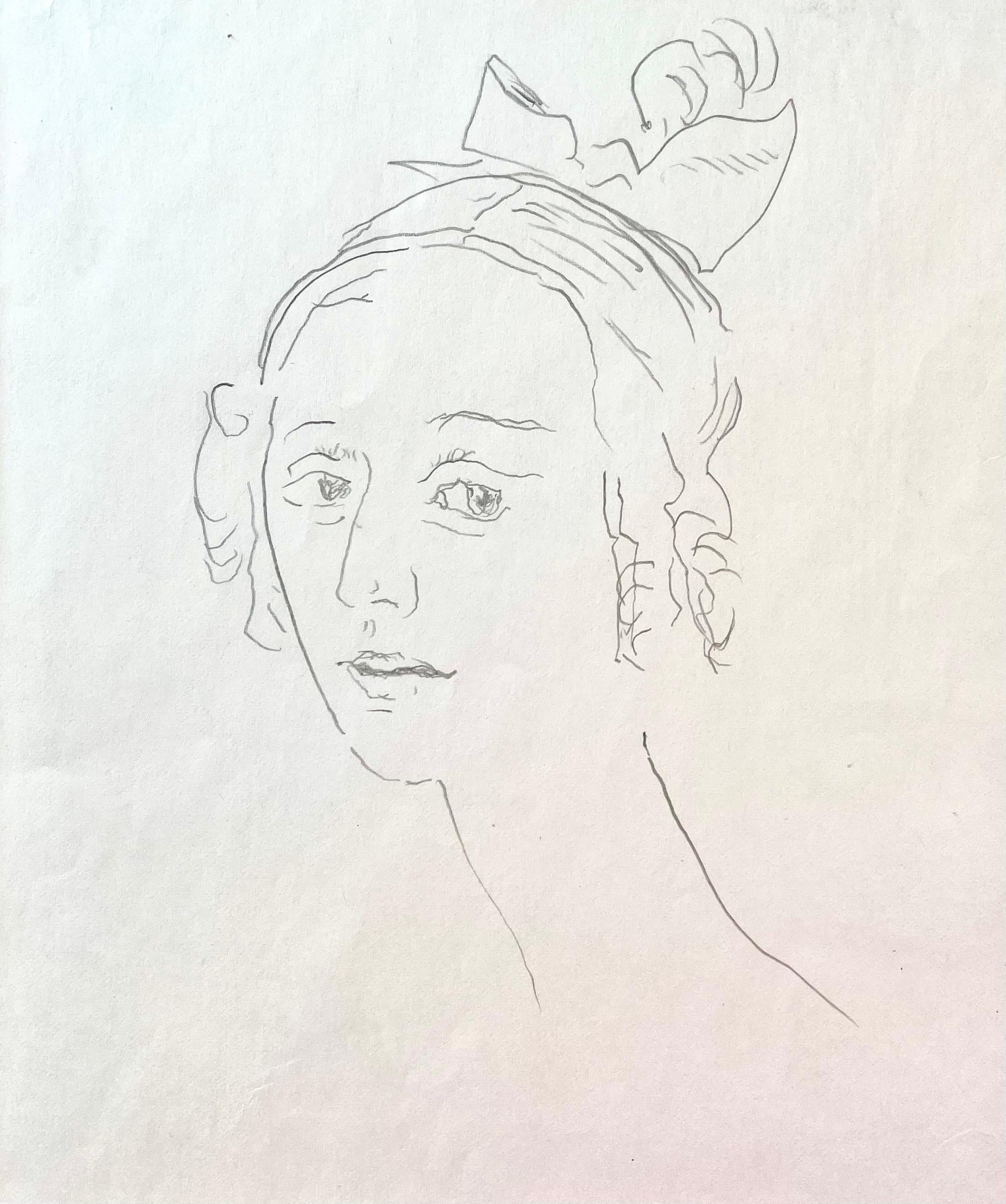 SIR CECIL BEATON, CBE
(1904-1980)

Regency Girl mit Ringellöckchen

Bleistift
Ungerahmt, nur im Passepartout

21,5 x 18 cm, 8 ½ x 7 Zoll.
(Passepartoutgröße 33,5 x 30 cm., 13 ¼ x 11 ¾ Zoll.)

Provenienz:
Verkauf des Ateliers des Künstlers;
Private