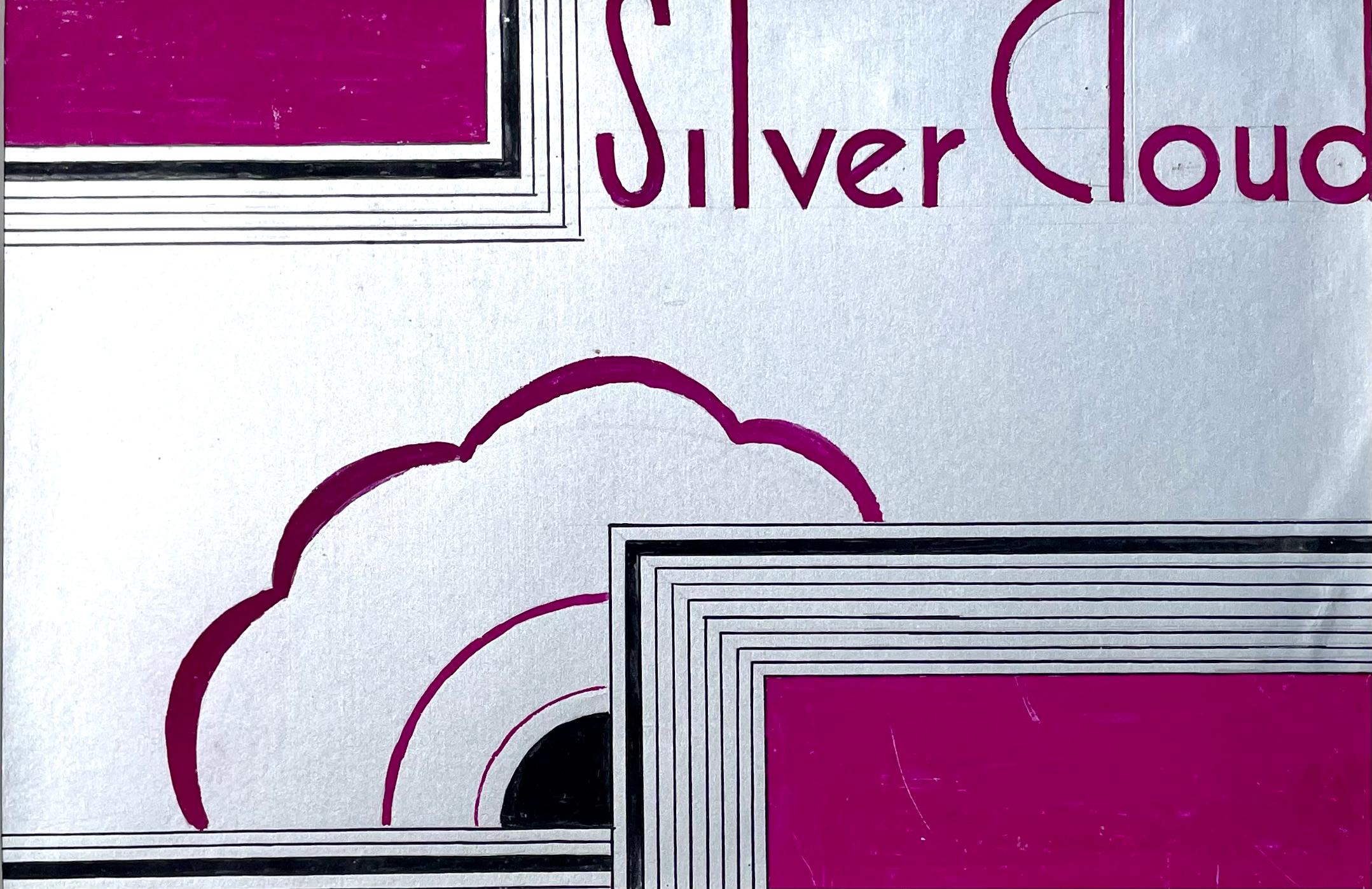 MARIE PALMER-SMITH
(1899-1997)

Silver Cloud

Bears artist’s studio stamp on the reverse
Gouache on silver paper
Unframed in mount

15 by 22.5 cm., 6 by 8 ¾ in.
(mount size 29.5 by 36.5 cm., 11 ¾ by 14 ¼ in.)

Marie Palmer Smith was born in King’s