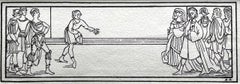 Antique Albert Rutherston - British early 20th Century pen and ink illustration