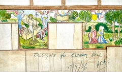 Harry Attwood - Design britannico degli anni '30 per un murale - La Resurrezione