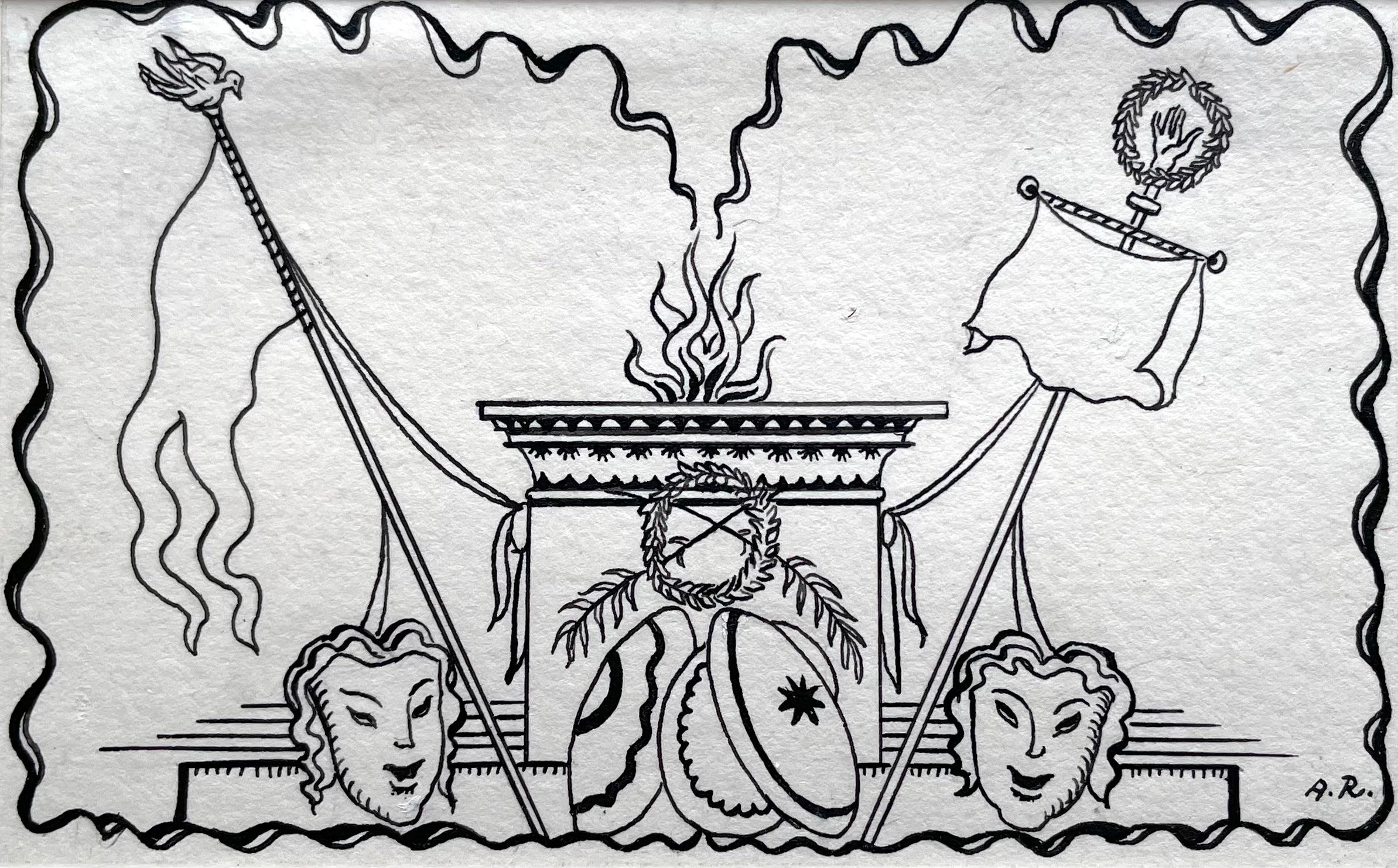 Albert Rutherston – britische Illustration für Cymberline, Albert Rutherston – 1920er Jahre